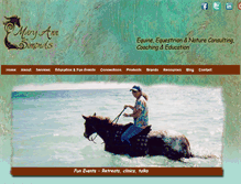 Tablet Screenshot of maryannsimonds.com